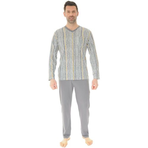 Textil Homem Pijamas / Camisas de dormir Christian Cane SILVIO Cinza