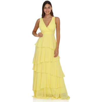 Textil Mulher Vestidos La Modeuse 63468_P144372 Amarelo