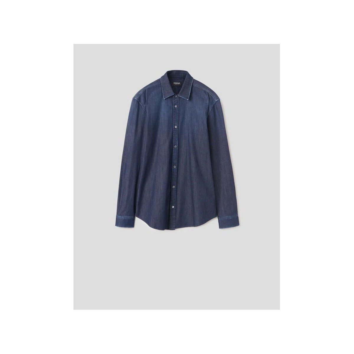 Textil Homem Camisas mangas comprida Dondup UC313R DS0259U-DP1 DU 800 Azul