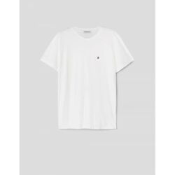 Textil Homem T-shirts e Pólos Dondup US198 JF0195U-ZL4 DU 000 Branco