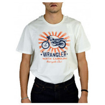 Textil Homem T-shirts e Pólos Wrangler AMERICANA TEE Branco