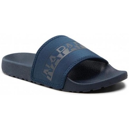Sapatos Homem Chinelos Napapijri Stream Slide Azul