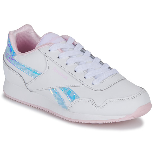 Sapatos Rapariga Sapatilhas Reebok white Classic Reebok white ROYAL CL JOG 3.0 Branco / Iridescente