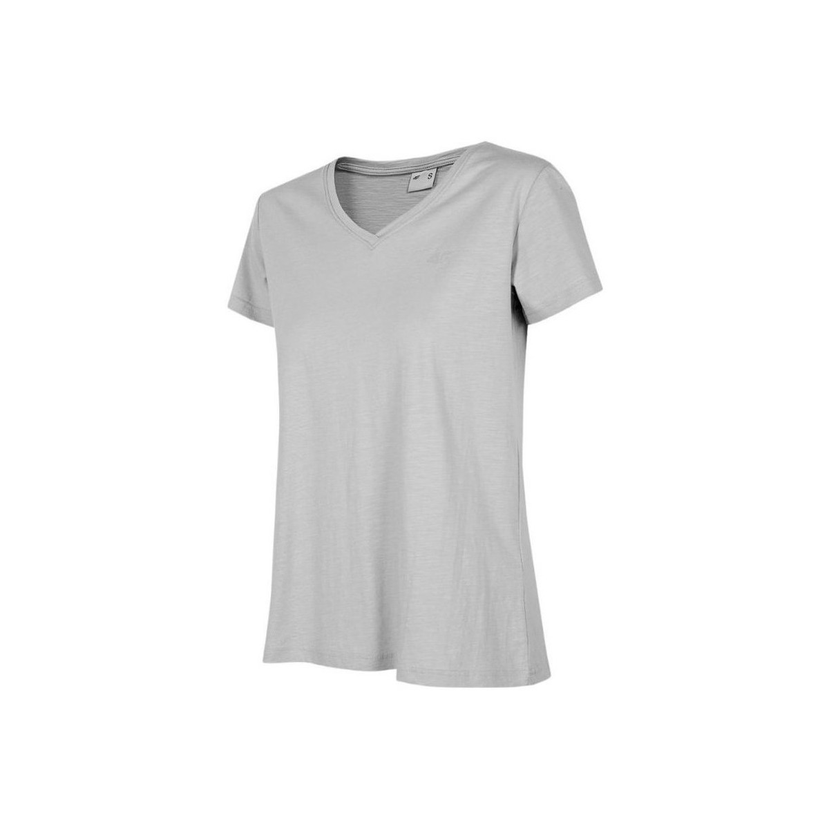 Textil Mulher T-Shirt mangas curtas 4F TSD352 Cinza