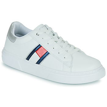 Sapatos Rapariga Sapatilhas Tommy C87 Hilfiger KRYSTAL Branco
