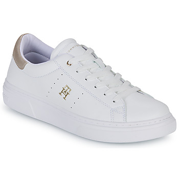 Sapatos Rapariga Sapatilhas Tommy Hilfiger KRYSTAL Branco / Ouro