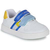 Sapatos Rapaz Sapatilhas Tommy Hilfiger JUICE Branco / Azul