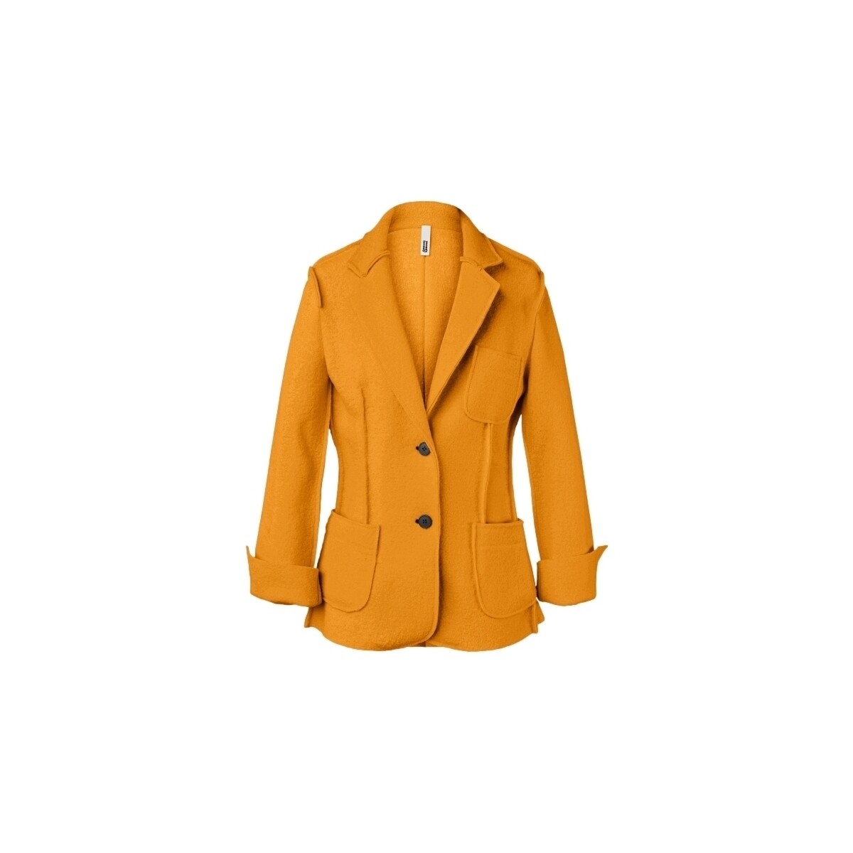 Textil Mulher Casacos Wendy Trendy Casaco 221304 - Mustard Amarelo