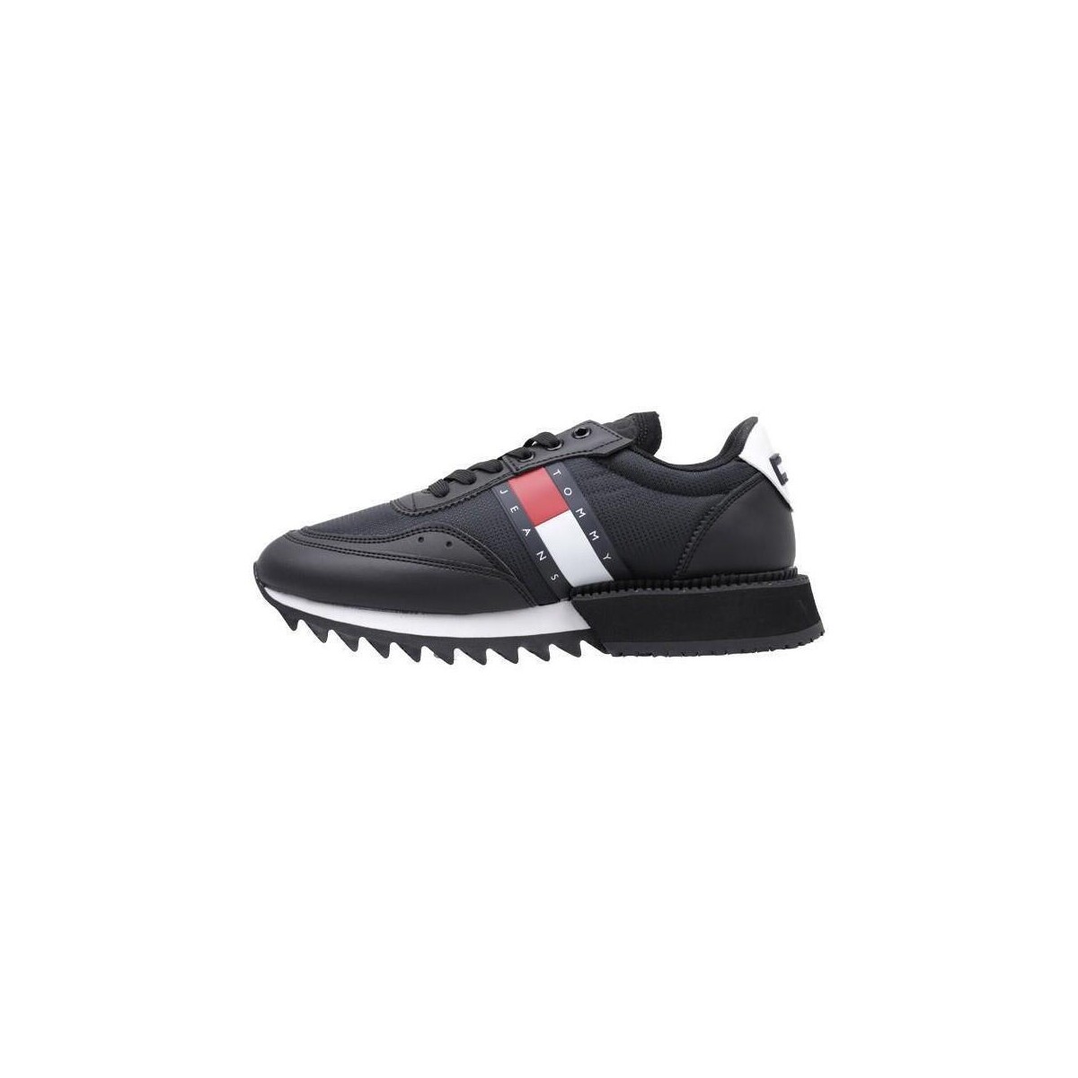 Sapatos Mulher Sapatilhas Tommy Hilfiger WMNS TOMMY JEANS CLEAT Preto