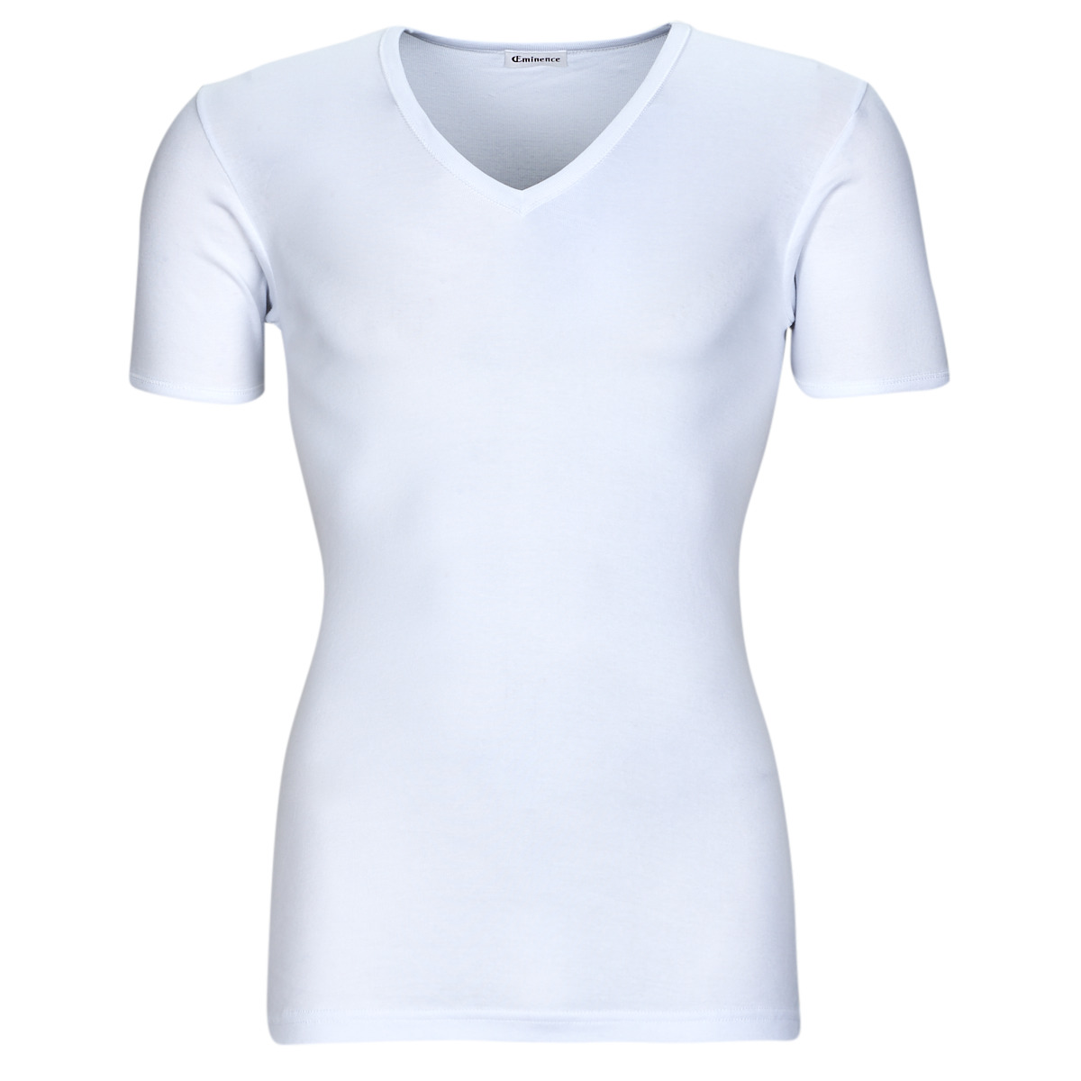Textil Homem T-Shirt mangas curtas Eminence T-SHIRT COL V MC Branco