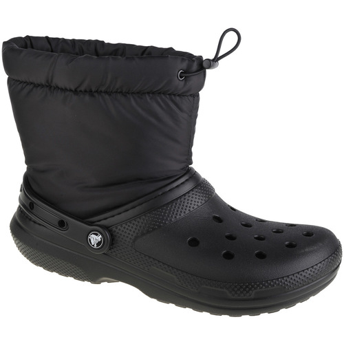 Sapatos Mulher Citrouille et Compagnie Crocs Classic Lined Neo Puff Boot Preto