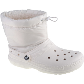 Sapatos Mulher Citrouille et Compagnie Crocs Classic Lined Neo Puff Boot Branco