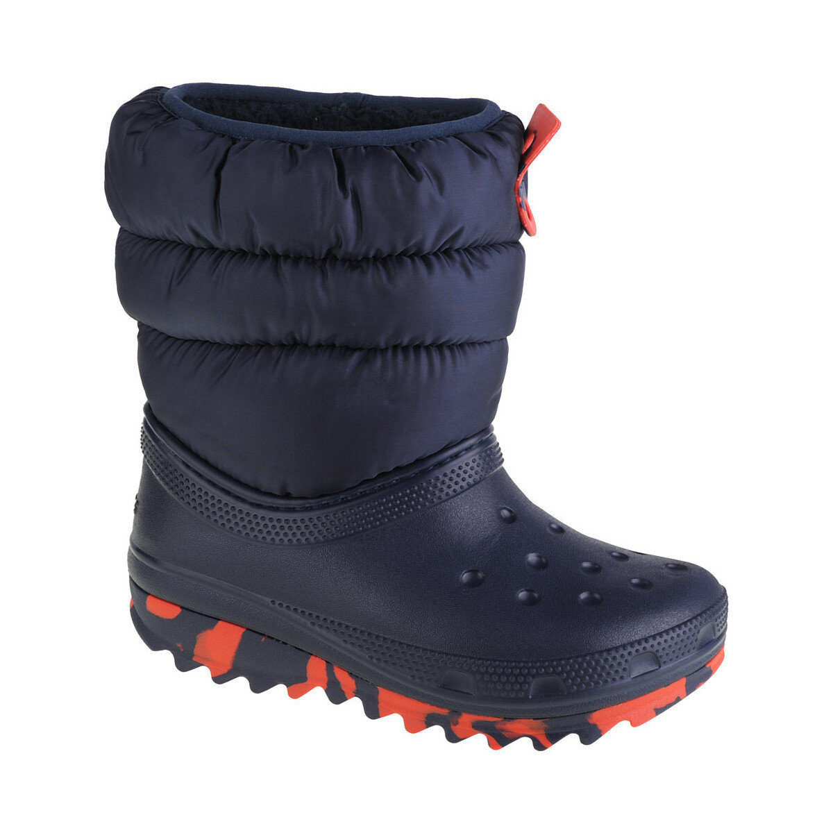 Sapatos Rapaz Botas de neve Зимові чоботи Crocs Marbled c8 Azul