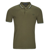 Textil disegnatam Polos mangas curta Fred Perry TWIN TIPPED FRED PERRY SHIRT Cáqui