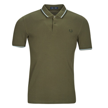 Textil Homem Polos mangas curta Fred Perry TWIN TIPPED FRED PERRY SHIRT Cáqui
