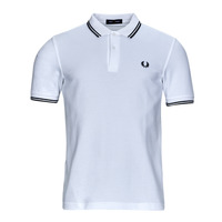 Textil Homem Polos black curta Fred Perry TWIN TIPPED FRED PERRY SHIRT Branco