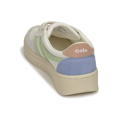 Gola GRANDSLAM TRIDENT STRAP Branco / Bege / Verde