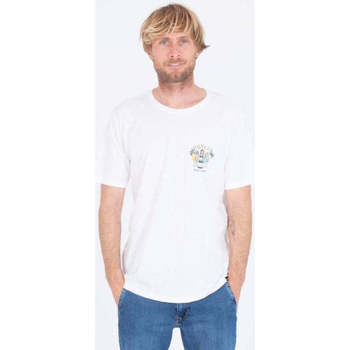 Textil Homem T-Shirt mangas curtas Hurley Camiseta Everyday Wash Paradise Friends Tee Branco