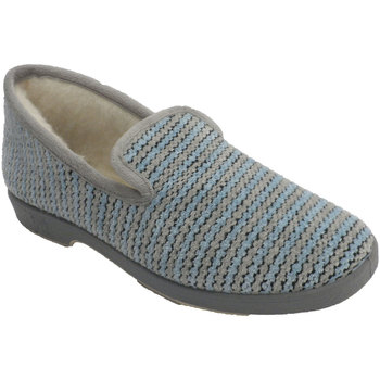 Sapatos Mulher Chinelos Doctor Cutillas Chinelo de lã fechado feminino combinou Azul