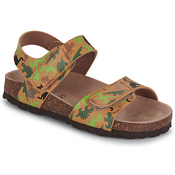 Sapatos Rapaz Sandálias Marcas em destaquempagnie PISTAMI Estampado / Camel
