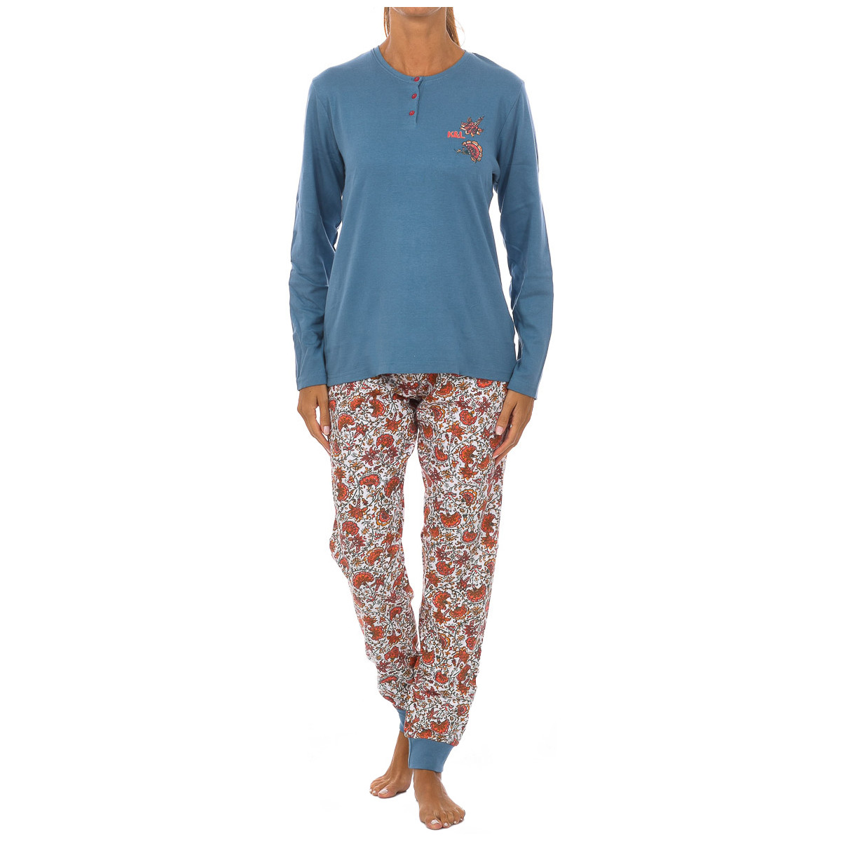 Textil Mulher Pijamas / Camisas de dormir Kisses&Love KL45186 Multicolor