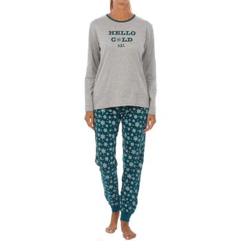 Textil Mulher Pijamas / Camisas de dormir Kisses And Love KL45191 Cinza