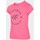 Textil Rapariga T-Shirt mangas curtas 4F JTSD003 Rosa