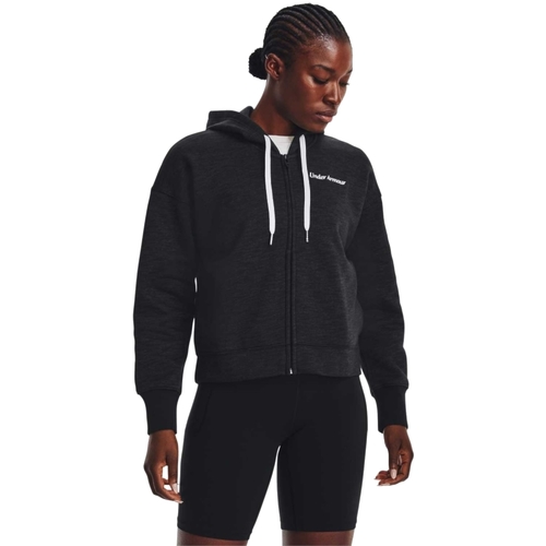 Under Armour Essential Fleece Script FZ Hoodie Preto