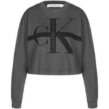 Textil Mulher Sweats Calvin Klein Jeans  Cinza
