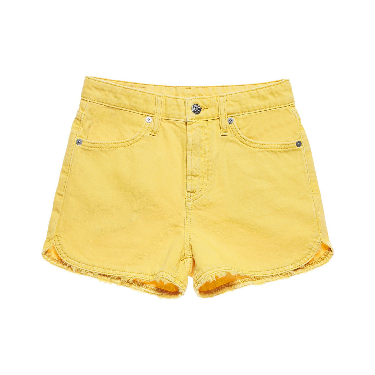 Textil Rapariga Shorts / Bermudas Teddy Smith  Amarelo