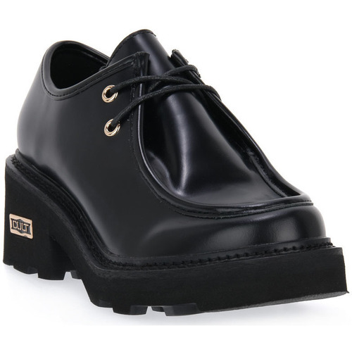 Sapatos Mulher Botas Cult GRACE 3544 LOW W LEATHER BLACK Preto