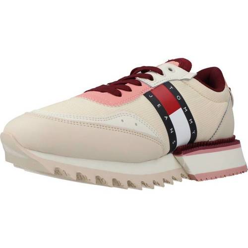 Sapatos Mulher Sapatilhas Tommy Jeans SNEAKER CLEAT Bege