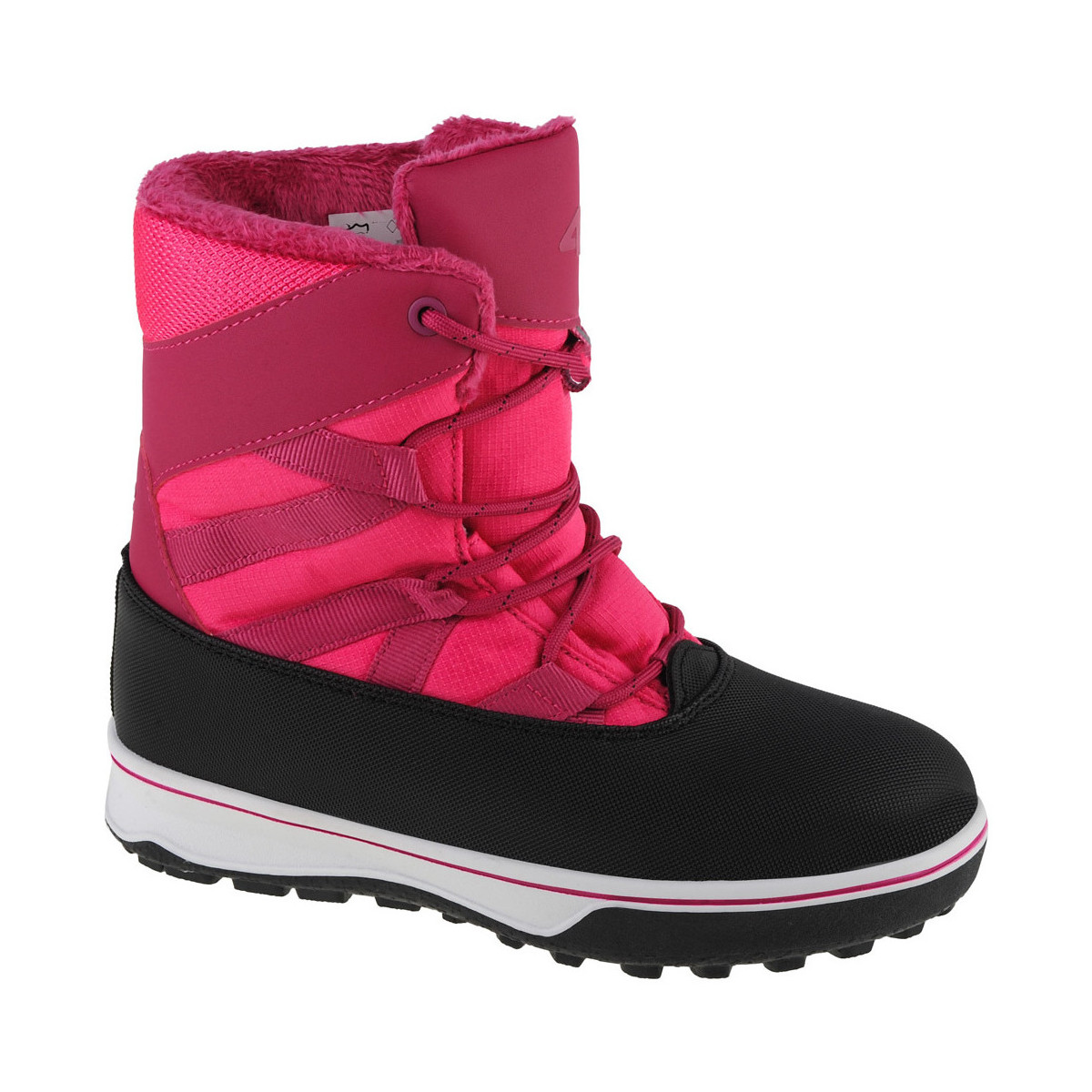 Sapatos Rapariga Botas de neve 4F Kids Snow Boots Rosa