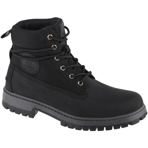 Sapatos Homem Chinelos / Tamancos Big Star Hiking Boots Preto