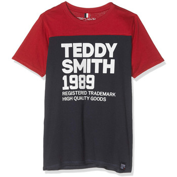 Textil Criança T-Shirt mangas curtas Teddy Smith  Vermelho