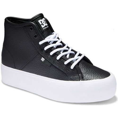 Sapatos Mulher Sapatilhas DC SHOES Ways Manual hi wnt ADJS300286 BLACK/WHITE (BKW) Preto
