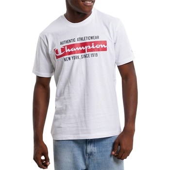 Textil Homem T-Shirt mangas curtas Champion 217997WW001 Branco