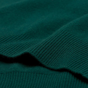 Gant Pulover com decote redondo em lã extrafina Verde
