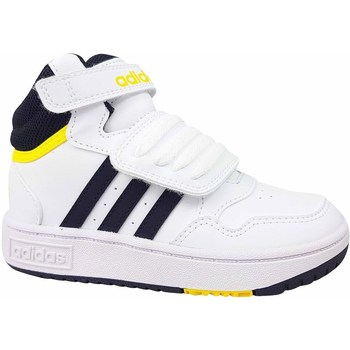 Sapatos Criança Sapatilhas de cano-alto Top adidas Originals Hoops Mid 30 AC I Branco