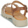 Sapatos Rapariga Sandálias mede-se abaixo da maça de Adão NASAKO Camel / Dourado