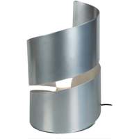 Casa Candeeiros de mesa Tosel Candeeiro mesa de cabeceira redondo metal alumínio Aluminio