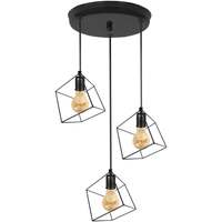 Casa Candeeiros de teto Tosel Candeeiro de Teto cuadrado metal antracite Cinza