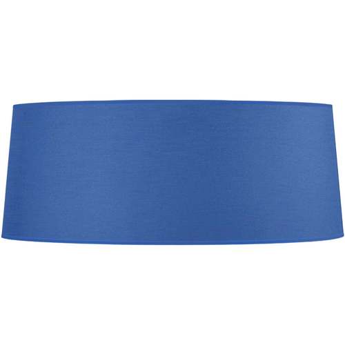 Casa Capas de Almofada Abajur redondo tecido azul Azul