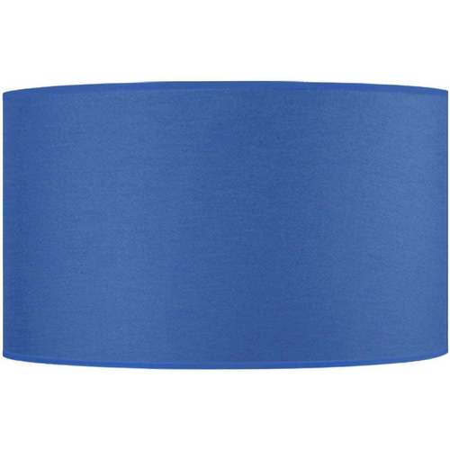 Casa Uma moda responsável Tosel Abajur redondo tecido azul Azul