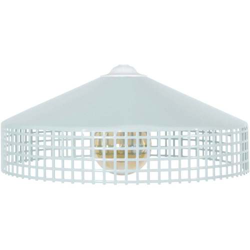 Casa Candeeiros de teto Tosel Suspensão rectangular metal azul pastel Azul