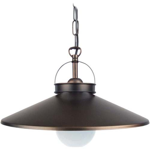 Casa Candeeiros de teto Tosel Suspensão rectangular metal bronze Laranja