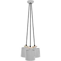 Casa Candeeiros de teto Tosel Candeeiro de Teto redondo metal cinzento Cinza