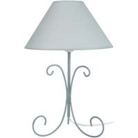Casa Candeeiros de mesa Tosel Candeeiro mesa de cabeceira redondo metal cinzento Cinza