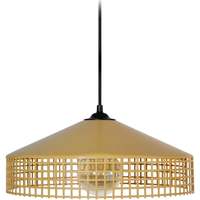 Casa Candeeiros de teto Tosel Suspensão rectangular metal amarelo Amarelo