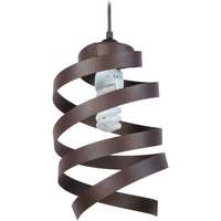 Casa Candeeiros de teto Tosel Suspensão redondo metal castanho Castanho